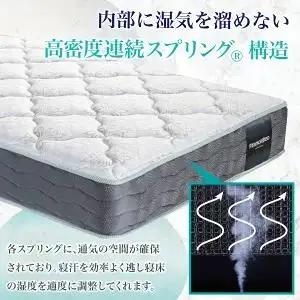 フランスベッド テレス02C 脚付きタイプ セミダブル マットレス付き