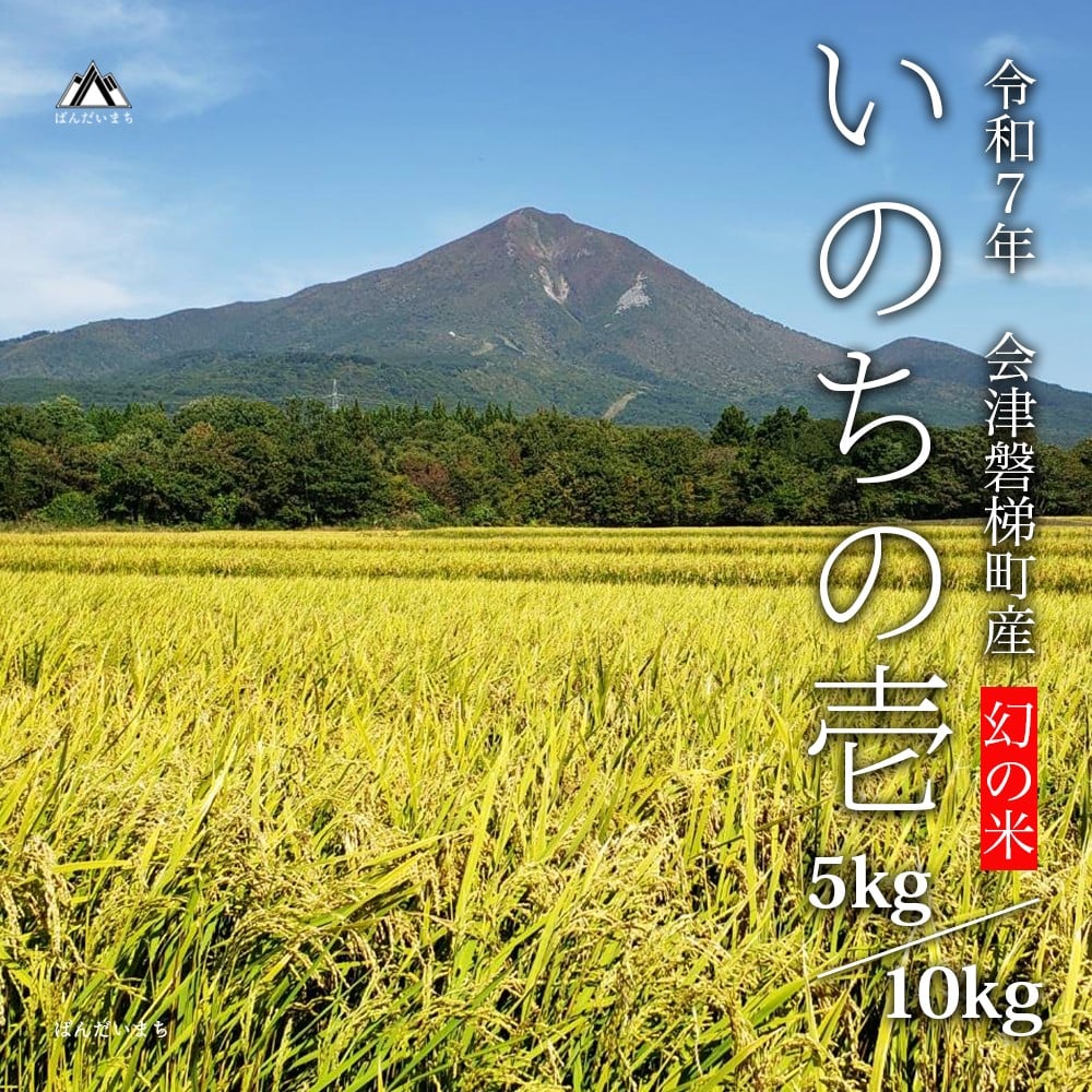 
            【令和7年産・新米】幻の米 いのちの壱 特別栽培米　5kg／10kg【減農薬・減化学肥料】
          