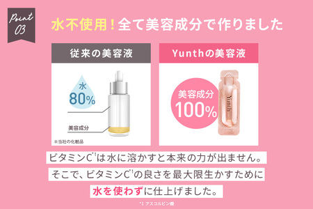 【 Yunth 】生VC美白美容液 1ml×28包_OS126-0001