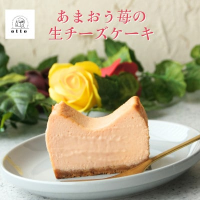
とろけるあまおう苺の生チーズケーキ 420g/1本(福岡県水巻町)【1470021】
