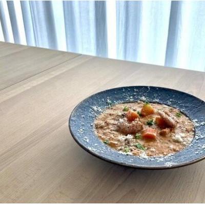 ふるさと納税 奈良市 スープで食べるご飯　海老とトマトのポタジェライス・ソース　6パック |  | 02