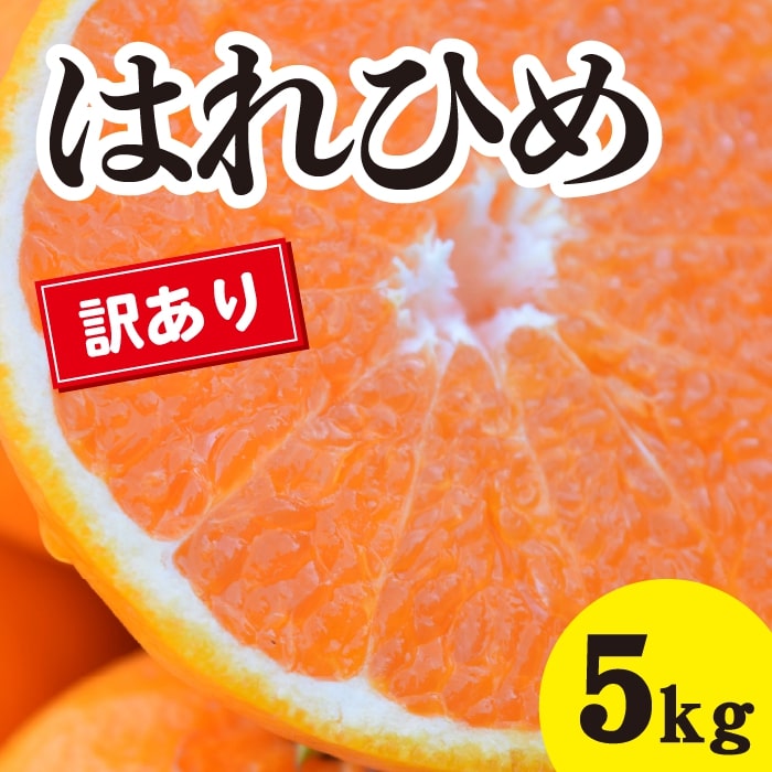 【ふるさと納税】みかん【先行受付】【2026年1月以降発送】 爽やかな香りと甘さに満足！ 新品種 訳ありはれひめ ＜約5kg＞ 広島 三原 佐木島 鷺島みかんじま 017066