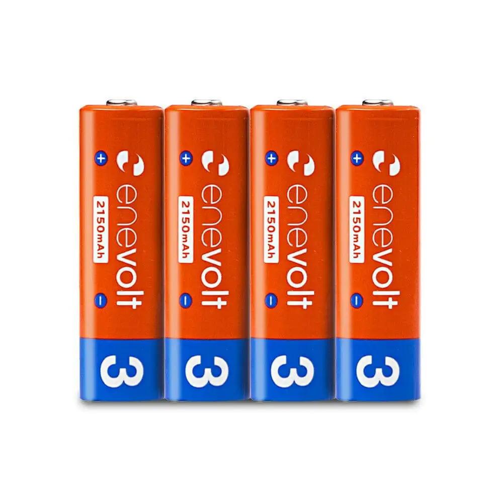【enevolt】 充電池 2150mAh 単3 エネボルト 8本セット 【1年間保証】