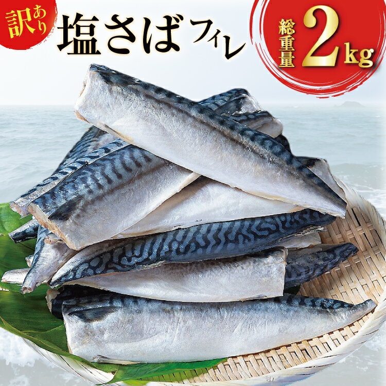 【ふるさと納税】 訳あり 塩サバ フィレ 2kg [足利本店 宮城県 気仙沼市 20565167] 魚介類 魚 海鮮 大容量 サバ さば 鯖 塩分控えめ サバフィレ サバフィーレ 鯖フィレ 塩サバフィレ 切り身 冷凍 訳アリ わけあり