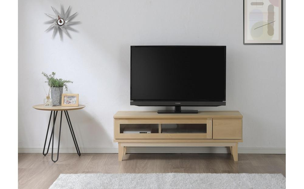 
            大川家具 幅120cm テレビボード 無垢材 -lahm-ラーム
          