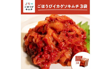 【ごほうびキムチ】イカゲソキムチ（140g×3袋）【 キムチ 神奈川県 小田原市  キムチ】