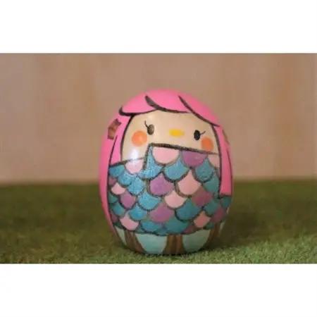 【こけしげのコケシ】アマビエ様(ピンク)【1257151】