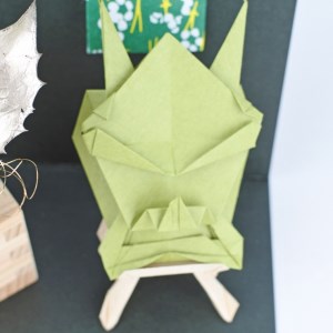 節分福豆 [お花の升とリアル鬼] 手作りキット・親子で作れる動画付き【0329】