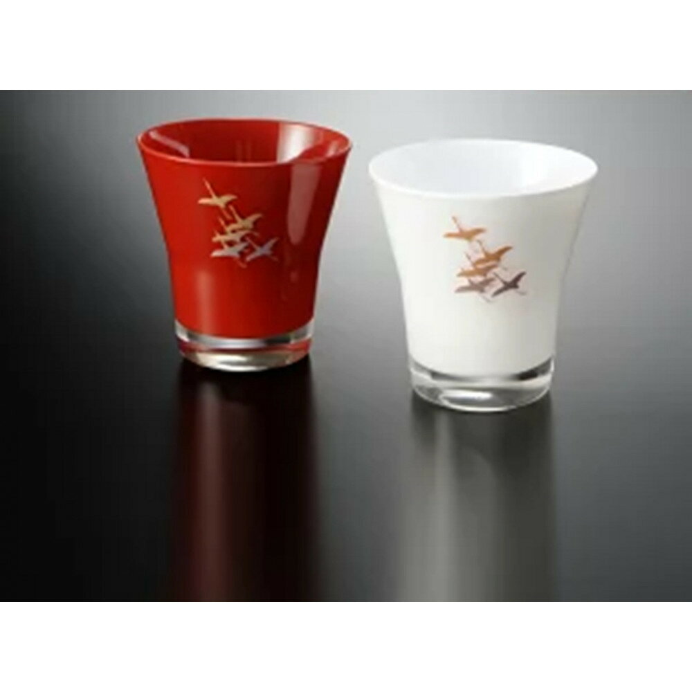 【ふるさと納税】［選択可能］みよし漆器本舗 紀州塗り ぬりもん de Verre フリーグラス 蒔絵 千羽鶴 210ml | グラス 食器 テーブルウェア 日用品 人気 おすすめ おしゃれ 送料無料
