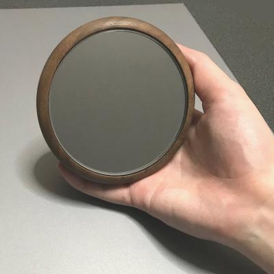 ふるさと納税 大川市 【Face Mirrorウォールナット材+オーク材】様々な用途で使用できるフェイスミラー |  | 01
