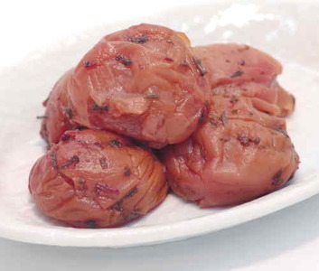 しそかつお梅干し　つぶれ梅（はちみつ入り）［ご家庭用］約５００ｇ《紀州南高梅》【入金確認後準備ができ次第順次発送】【AA90012-ard107】