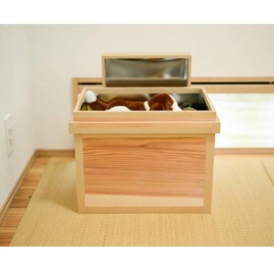 ふるさと納税 磐田市 静岡県産材　天竜杉　茶箱10キロ |  | 01