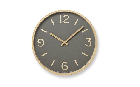 THOMSON PAPER/チャコールグレー（NY18-15 GY）Lemnos レムノス 時計 装飾品 民芸品 工芸品 伝統技術 インテリア  FAD-0741