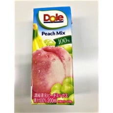 Dole ピーチミックス100%ジュース　200ml×18本