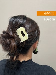 アクリル製 ヘアコーム aurora（オーロラ） ヘアアクセサリー eME　tayu