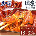 【ふるさと納税】浜名湖・うなぎのたなかのドカンと山盛り21枚♪ふっくら柔らか国産うなぎカット蒲焼※合計1.7kg程度_ ウナギ 鰻 うなぎ かば焼き 蒲焼き 人気 美味しい 国産 浜名湖 産地直送 小分け 個包装 ギフト 贈答 専門店 静岡 【配送不可地域：離島】【1417637】