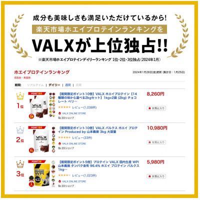 ふるさと納税 瑞穂町 【VALX】ホエイプロテイン WPIパーフェクト 1kg　バナナ風味 |  | 03