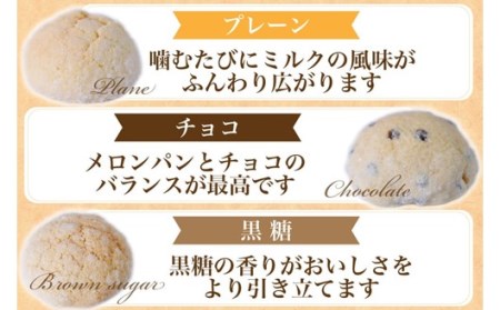 究極のめろんぱん 7個セット 3種 パン メロンパン 菓子パン パン 詰め合わせ 7個 セット スイーツ おやつ チョコチップ 黒糖 お取り寄せ 林檎の樹 カフェ ギフト 贈答用 熊本 阿蘇 南小国町