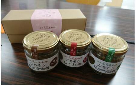 黒毛和牛使用 毎日ごちそう 3種セット 【くろべこや】 牛時雨煮 牛ごぼう味噌 牛ピーマンの佃煮 瓶詰 牛加工品 ご飯のお供 岩手県 北上市 C0075 （お肉のたかゆう）ブランド牛 国産牛 お正月料