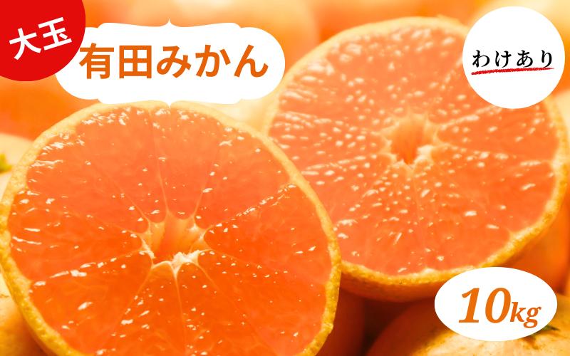 
和歌山県産 有田みかん 大玉10kg 2L～3L 訳あり【ミカン 有田みかん 和歌山 有田 訳あり】
