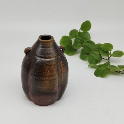 ふるさと納税 備前市 備前焼窯変一輪(登り窯)桐箱入り
