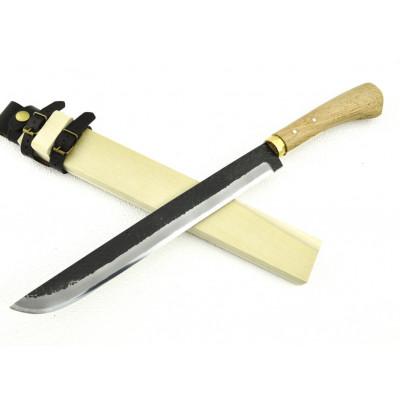 ふるさと納税 南国市 【晶之作】土佐鍛 狩猟刀『猪鹿刀』300 土佐オリジナル白鋼 【真鍮丸輪】 |  | 01