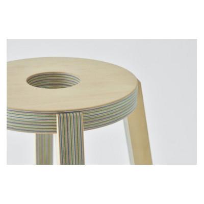 ふるさと納税 東川町 Pw stool(blue green)【0044-001-01】