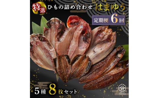 【定期便全6回2ヶ月毎】干物 厳選セット 5種 8枚 金目鯛 あじ 真ほっけ 干物 さば ひもの いわし 干物 醤油 ひもの 醤油干し 鰯 干物 鯖 鯵 干物 サバ イワシ 干物 アジ ひもの 沼津 静岡 コスパ ランキング 人気 美味しい 干物セット 詰め合わせ
