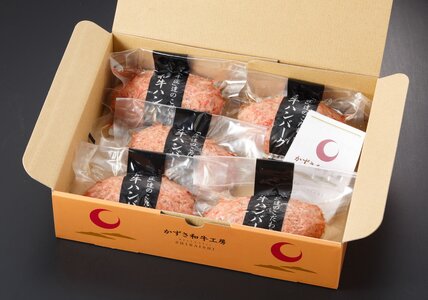 【定期便3回】自家製和牛ハンバーグ（生・冷凍個別真空）5個セット  | 牛肉 牛 肉 にく 和牛 かずさ和牛 国産 ハンバーグ 新鮮 オススメ 千葉県 君津市 きみつ