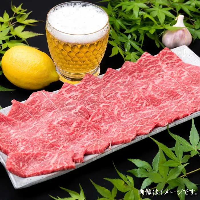 【全6回定期便】A4ランク 博多和牛 モモ 焼肉用 スライス 450g 鉄板焼き 糸島市/糸島ミートデリ工房[ACA218]