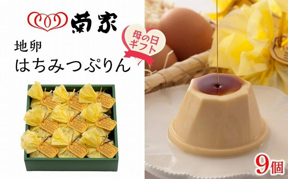 
【母の日】【お菓子の菊家】地卵はちみつぷりん 9個入【 母の日 ギフト プレゼント プリン ぷりん スイーツ はちみつ 】
