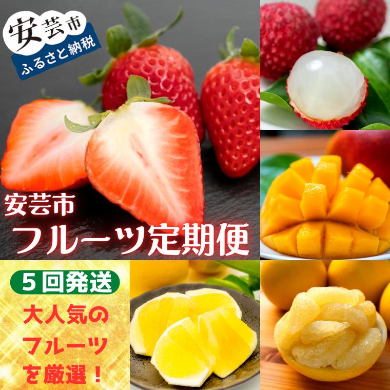 【ふるさと納税】 安芸市フルーツ定期便 7万円コース 年5回発送 果物 旬 季節 産地直送 特産品 高級 贈答用 ギフト 詰め合わせ 柑橘類 いちご ライチ 小夏 みかん 柑橘 マンゴー 農家 直送 地域支援 返礼品 寄付 安芸市 高知県