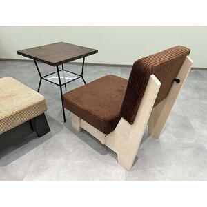 【合皮ホワイト×フレームブラック】 高品質な一人掛け組み立てソファ