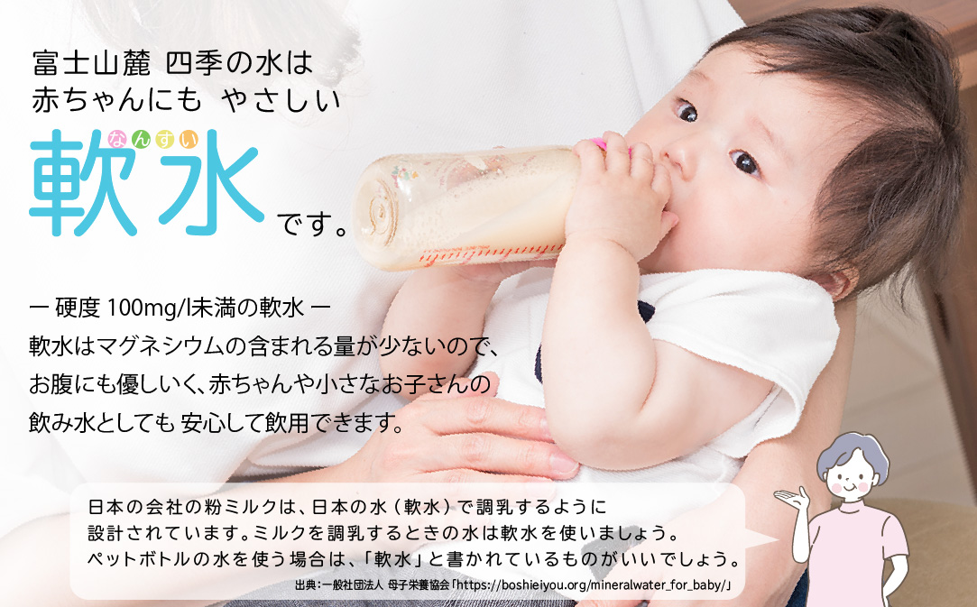 ミネラルウォーター富士山麓四季の水　500ｍｌ×48本（軟水） 有限会社 百花 【西桂町共通返礼品】 [5839-2263］