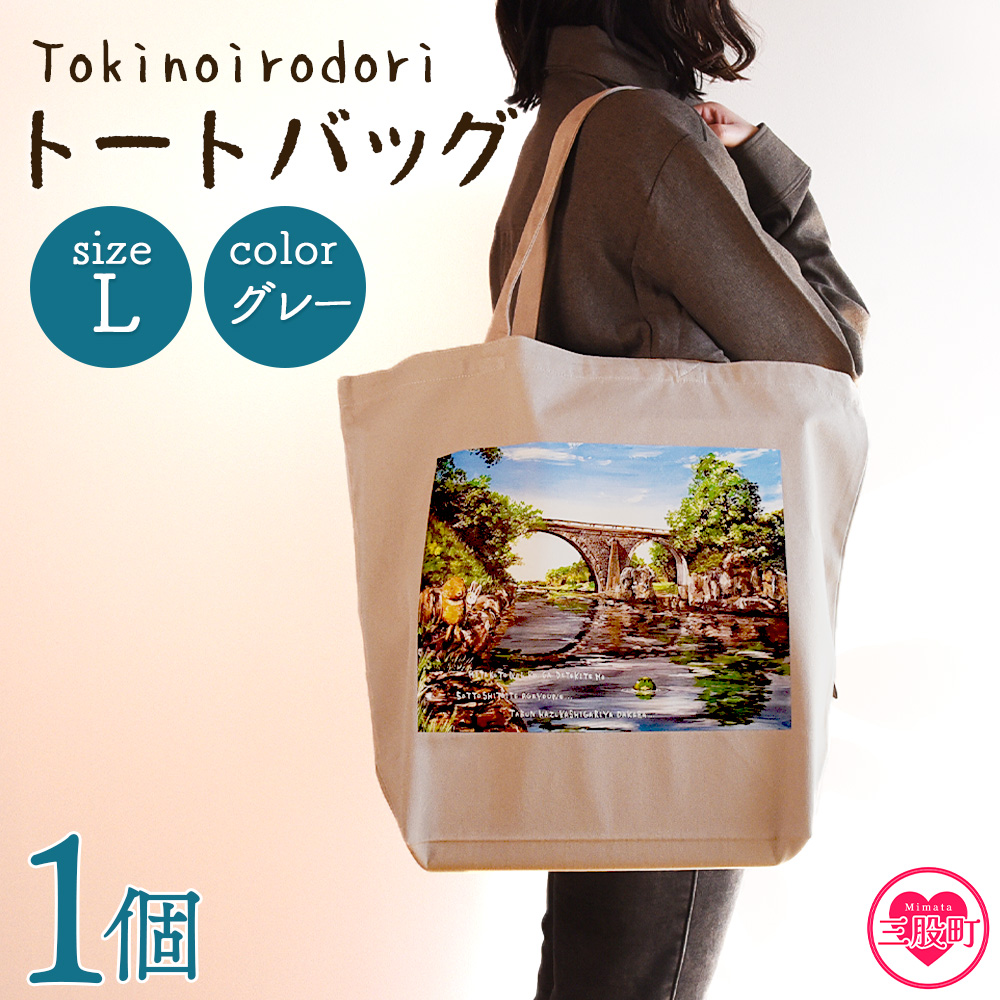 ＜トートバッグL 1個 グレー＞選べる カラー サイズ 色 6色 M L size トートバック 大きめ 手持ち 肩掛け かたかけ バック エコバッグ 買い物袋 おしゃれ オシャレ カワイイ 可愛い かわいい 10L 15L 便利 仕事 通学 旅行 マチ付き 軽い【MI567-hi】【ひろせ本店】