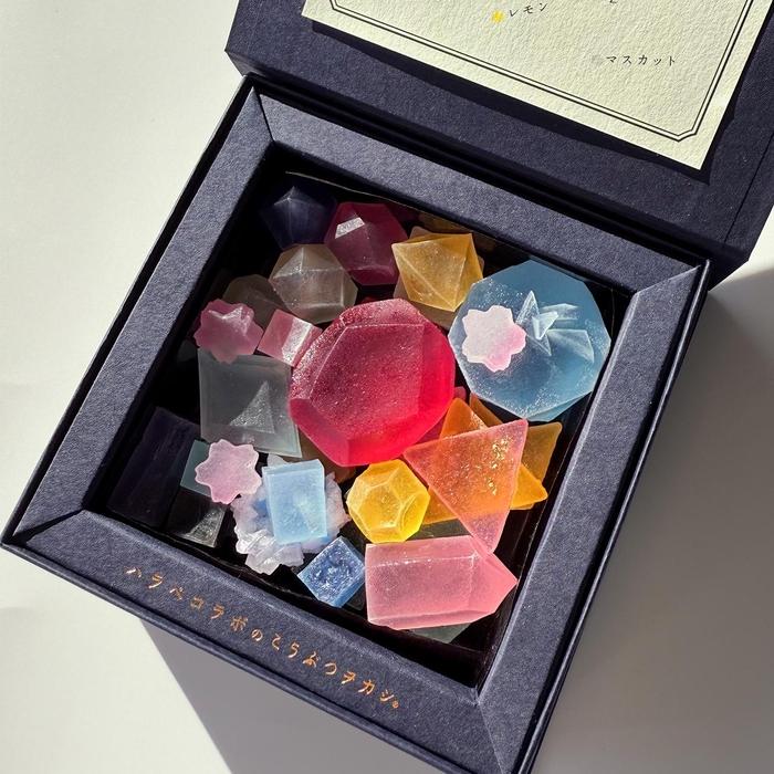 【ふるさと納税】【ハラペコラボ】こうぶつのカケラ（琥珀糖）100g｜福岡市 | 菓子 おかし 食品