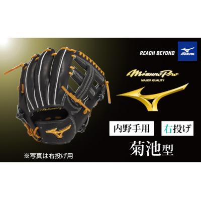 ふるさと納税 宍粟市 ミズノプロ 硬式用 野球グラブ 内野手用 菊池 型( 右投げ )AO69　