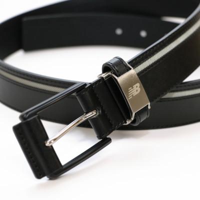 ふるさと納税 上里町 ニューバランスゴルフ　シンセティックレザーラインベルト　Unisex　ブラック　6982002 |  | 02