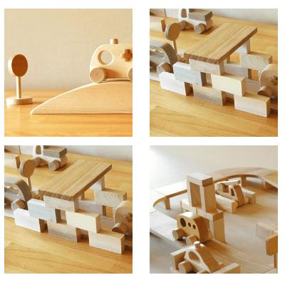 ふるさと納税 三豊市 木のおもちゃ　くるまセット&道セット　2018年グッド・トイ賞　木製品 |  | 02