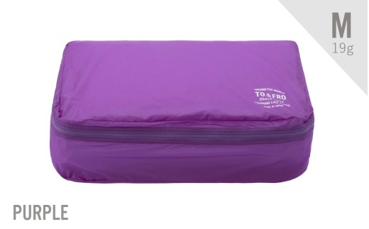 【TO&FRO】軽すぎるポーチ ORGANIZER AIR【Mサイズ・パープル】
