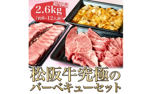 
松阪牛 バーベキュー セット 2.6kg
