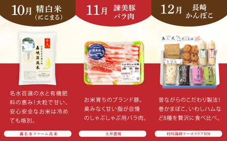 【12回定期便】バラエティ定期便 諫早市セレクト / ステーキ 菓子 いちご 牡蠣 ハンバーグ しゅうまい うなぎ ケーキ シャインマスカット 米 豚肉 かまぼこ / 諫早市[AHDC040]