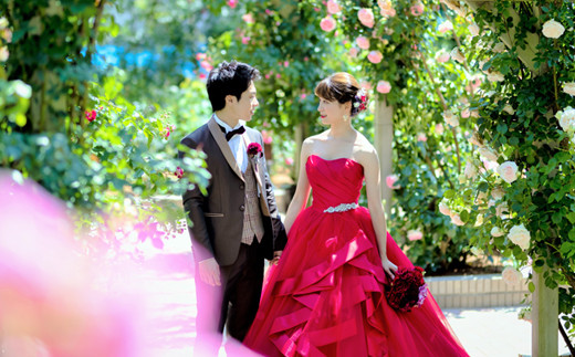 花巻温泉　フォトウエディング利用券　オリジナルフォトフレーム付き 【859】