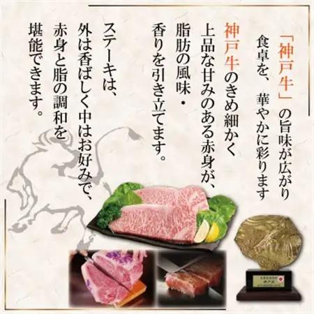 神戸牛 ロースステーキ 250g×2枚 計500g KKWST5【配送不可地域：離島】【1683049】
