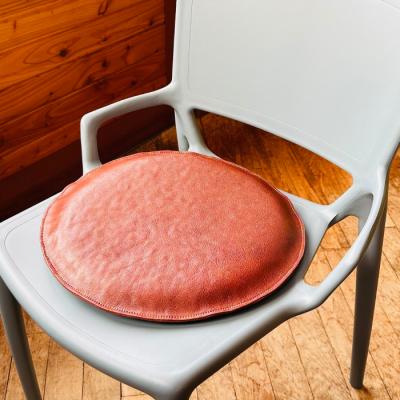 ふるさと納税 紋別市 国産牛革 レザークッション 座布団★★