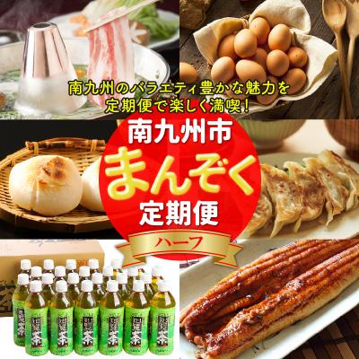 ふるさと納税 南九州市 【発送月固定定期便】南九州まんぞく定期便ハーフ全6回