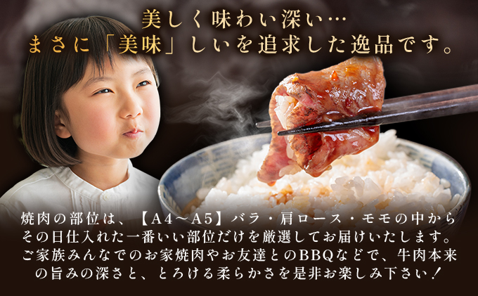 艶さし！【A4～A5】佐賀牛焼肉用　1kg（500g×2p）