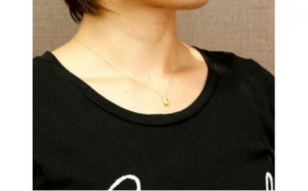  純金 24金 ネックレス メンズ ペンダントトップ 金 24K ゴールド ティアドロップ k24 つゆ型 涙型 雫 ギフト ジュエリー シンプル 人気