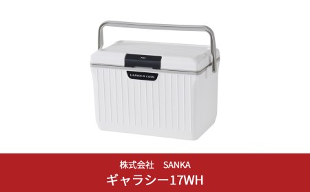 ギャラシー　ベリアスクーラーボックス　17L　ホワイト/ホワイト 大容量クーラーボックス キャンプ アウトドア 熱中症対策 長時間保冷 クーラーバッグ 強力保冷クーラーボックス 【010S023】