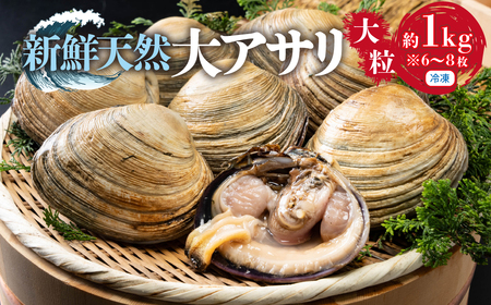 秀品・天然大アサリ 約1kg 希少な大粒サイズ秀品 天然大アサリ 希少 大粒サイズ 特製だし醤油付き CAS冷凍 海鮮バーベキュー BBQ 三河湾産 天然 大アサリ あさり 国産 アサリ 愛知県 田原